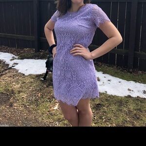 Lavender Lace Dress